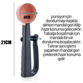 Takaz Global Vigano Otomatik Dondurma Porsiyonlama Kaşığı